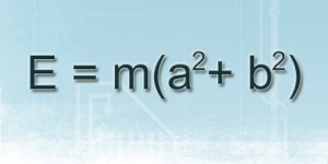 Math Joke: Einstein meets Pythagoras